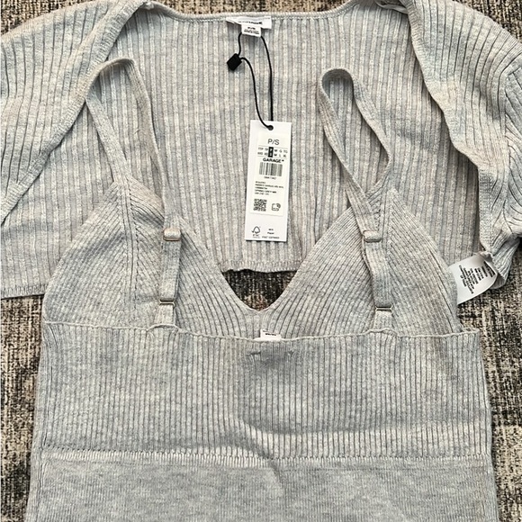 Garage Ribbed Shrug and Top Set - Picture 4 of 4